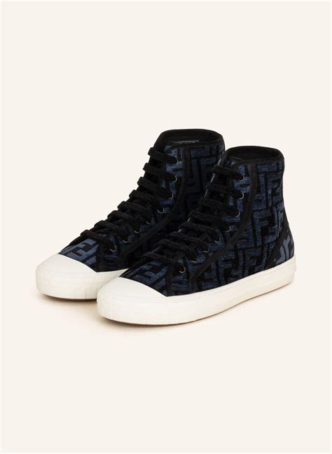 fendi sneakers with flowers|saks fendi high top sneakers.